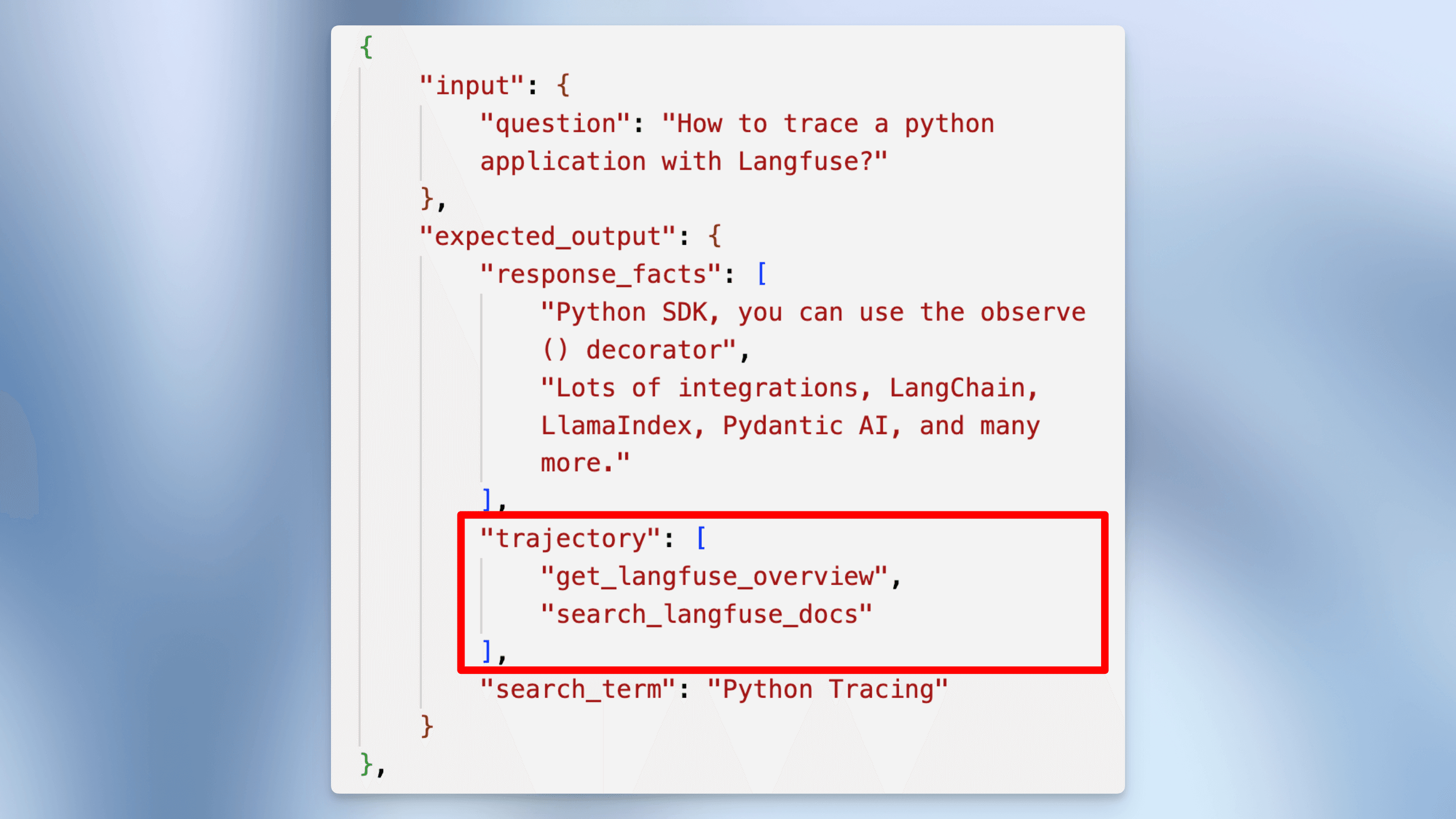Trajectory Evaluation